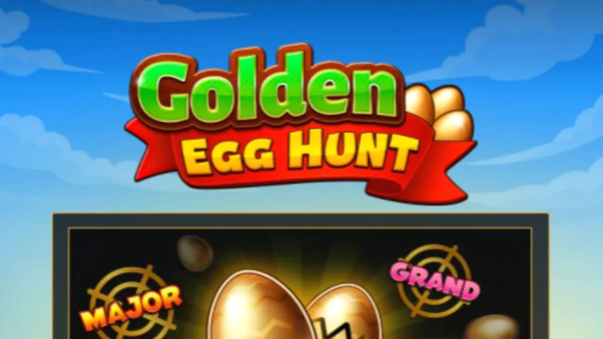 Tampilan visual slot Golden Egg Hunt dengan tema musim semi yang cerah